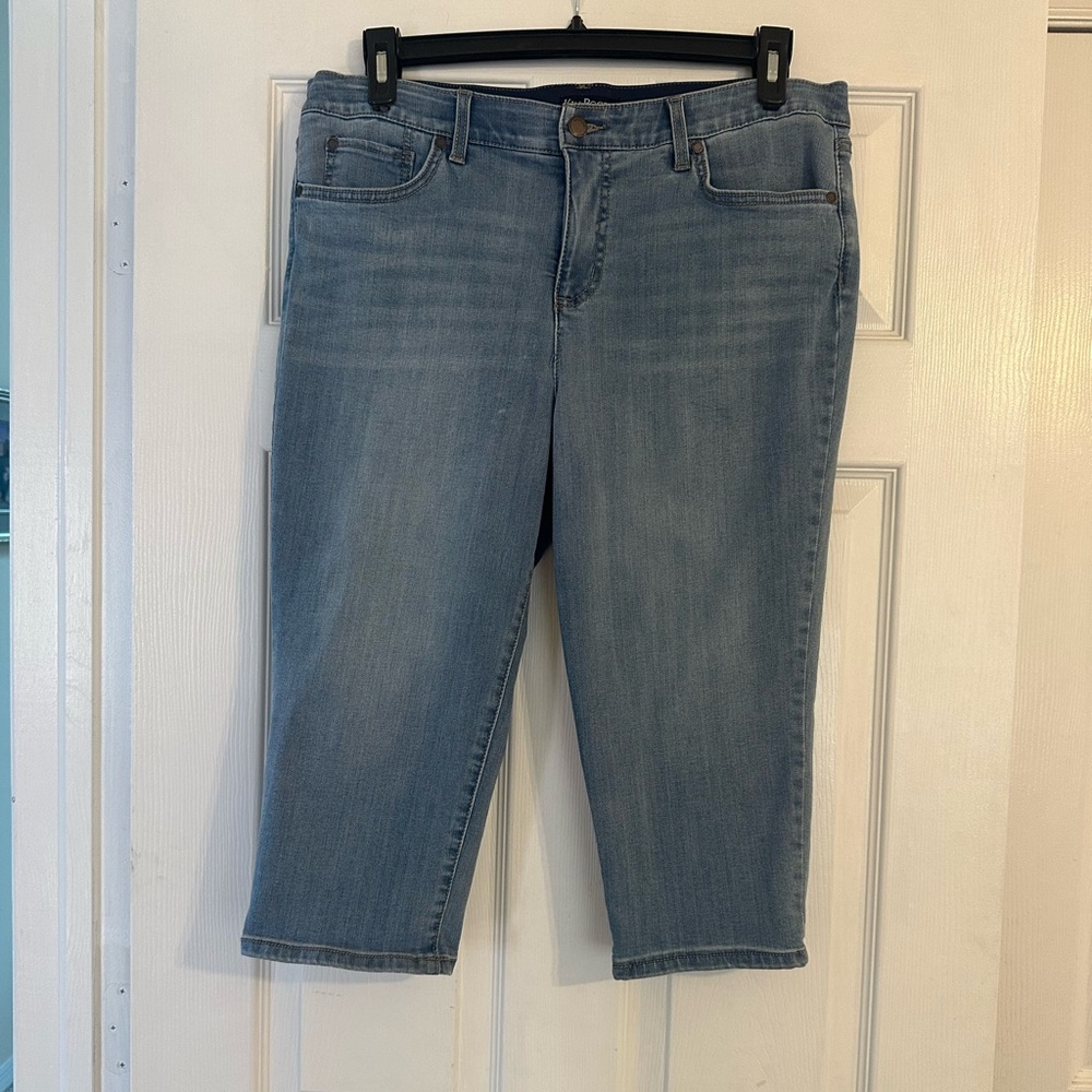 Kim Rogers Light Blue Cropped Jeans